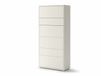 CONCEPTION PRO Lit mural escamotable 90x200 cm cachemire (vertical) avec matelas