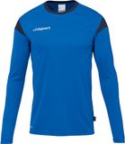 Uhlsport Squad 27 Voetbalshirt Lange Mouw Heren - Azuurblauw / Marine | Maat: 3XL