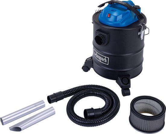 Scheppach AVC25 - 1300W Ash Vacuum Cleaner - 3-in-1: Vacuum, Dust Collector & Blow Function - For Stoves, Fireplaces and BBQs - 25L