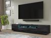 Mobistoxx AUREO Meuble tv-hifi 3 portes 200 cm sahara avec led