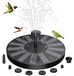 Pompe de bassin solaire 1,5 W - Fontaine flottante avec 6 têtes de pulvérisation - Fontaine de jardin