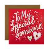Hallmark Steunkaart - In reliëf gemaakt geïllustreerd ontwerp met positief citaat