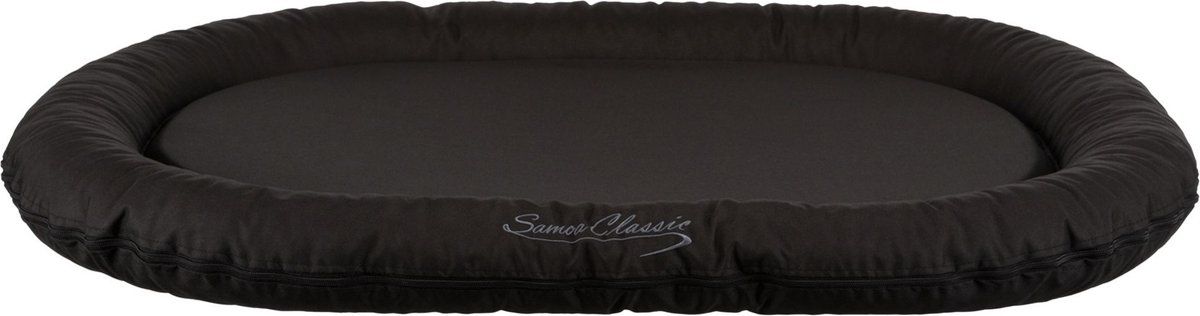 TRIXIE kussen samoa classic ovaal nylon zwart 80x60x10 cm