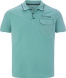 Jan Vanderstorm heren Poloshirt - 68/70 - turquoise - Plus Size