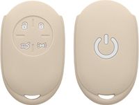 kwmobile autosleutel hoesje crème