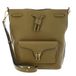 COCCINELLE Leren schoudertas Beat Generatio Bucket Bag Seagrass kaki