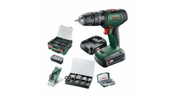 Bosch Grün Bosch UniversalImpact 18V Cordless Combi Drill Set - 1450 RPM - Green