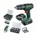 Bosch Grün Bosch UniversalImpact 18V Cordless Combi Drill Set - 1450 RPM - Green