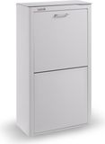 CUBEK - Poubelle / poubelle Système de tri des déchets 80L - 4x20L. En métal
