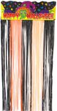 Funny Fashion Folie Deurgordijn zwart-oranje - Happy Halloween - 180 cm hoog