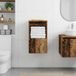 Maison Exclusive - Armoire de salle de bain en bois vieilli, dimensions 30 x 44,5 x 50 cm, matériau : bois composite