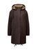 QS Parka femme longueur genou avec doublure fausse fourrure