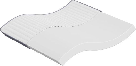 vidaXL Schuimmatras - Middelzacht - 200x200 cm