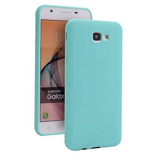 PUTCAR Panda PUTCAR Ultradunne beschermhoes voor Samsung Galaxy J7 Prime, krasbestendig, schokbestendig, elegant, zacht, dun, van glas, voor Samsung Galaxy J7 Prime - lichtblauw