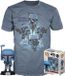 Funko Star Wars figurine de collection & T-shirt Set POP! & Tee Box The Mandalorian Bleu