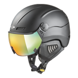CP Camurai skihelm zwart - meekleurend vizier