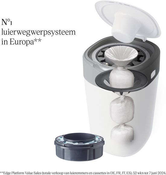 Tommee Tippee Twist & Click Advanced luieremmer - Wit