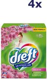 Dreft Poeder Wasmiddel Touch Pink 40 wasbeurten - 4 x 2,6 kg - Voordeelverpakking