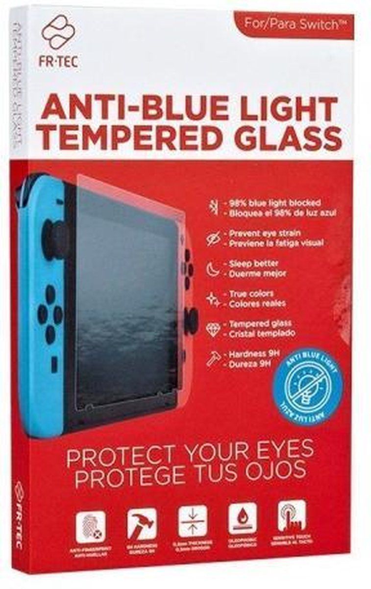 FR-Tec Anti Blue Light Tempered Glass Screen Protection Kit Switch - Multi