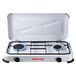 Super Ego SEH024800 draagbaar gasfornuis, wit, 60 x 10 x 30 cm, 2 kookplaten