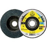KLINGSPOR 321683 disque lamelle SMT 626, 115 x 22,23 mm, 10 pièces. Grain : 120, courbé