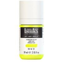Liquitex Professional Soft Body - Verf - acrylverf - fluorescerend geel - halfdoorzichtig - satijn - dun - 59 ml