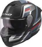 LS2 FF808 Stream II Vintage Matt Helm - Zwart/blauw - Maat XXL
