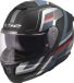 LS2 FF808 Stream II Vintage Matt Helm - Zwart/blauw - Maat XXL