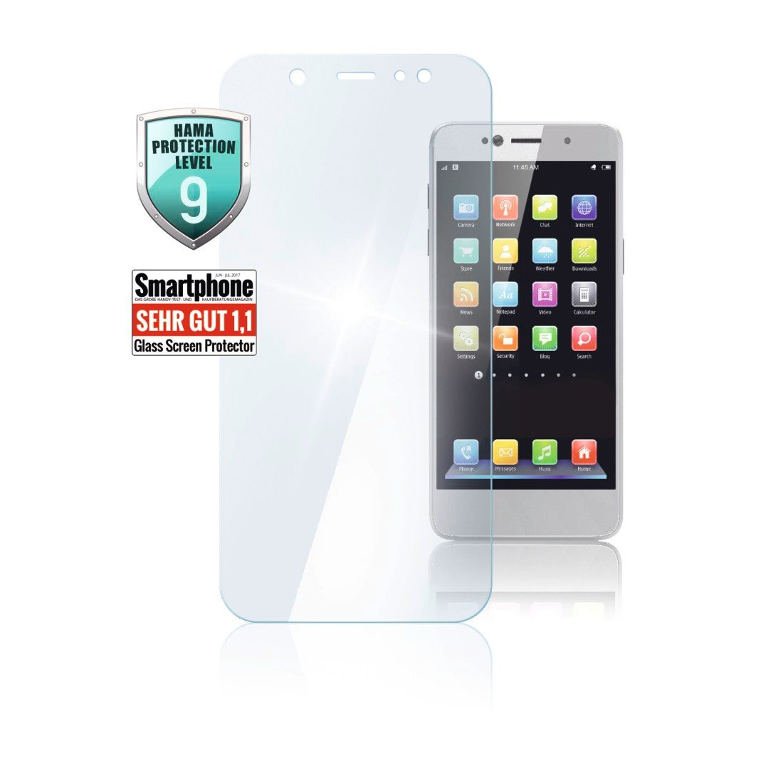 Hama Premium Crystal Glass Screenprotector - Samsung Galaxy A40 - Transparant