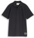 Tom Tailor Piqué poloshirt met logo-badge - Maat 128 - coal grey