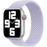 Apple Watch Gevlochten solobandje 38/40/41/42 mm - Maat 3 - Purple Fog