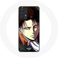 Maniacase Hoesje voor Samsung Galaxy A32 5G Aanval van de Titanen Levi Ackerman Teaser