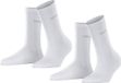 Esprit Uni 2-Pack eenkleurig katoen multipack sokken dames wit - maat 35-38