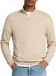 SELECTED MEN Slhberg Half Zip Cardigan Noos Trui Beige Maat L
