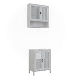 Vicco Badkamermeubelset Liora, Wit, 2 delen