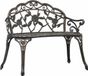 vidaXL Bistrobank 100 cm gietaluminium bronskleurig