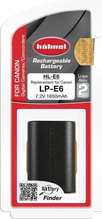 Hähnel HL-E6 Ultra Li-Ion Accu voor Canon