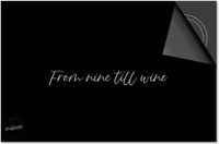 Dietrix Inductie Beschermer 78x52 - Quotes - From Nine till Wine Zwart