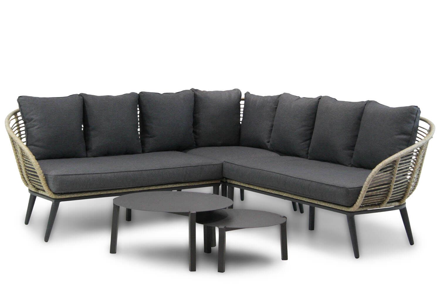 Coco Leonardo/Rimini 75/60 Hoek Loungeset 5-Delig