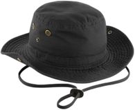 Beechfield Hoed Outback Zwart Katoen Unisex One Size