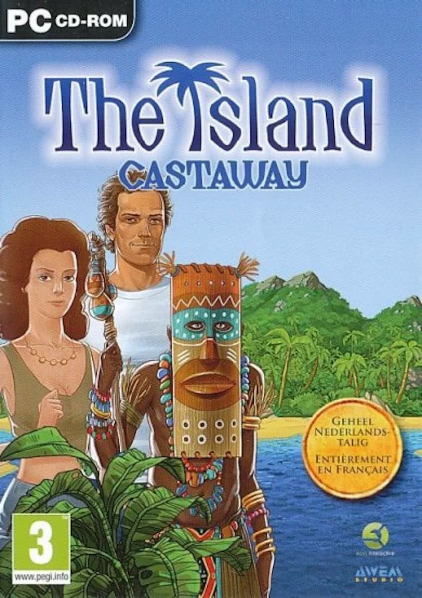 Gadgy The Island Castaway Windows CD-Rom Bent je in staat om te overleven en terug te keren naar huis PC