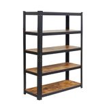Merkloos Relaxdays Stellingkast - 500 kg - 180x100x30 cm - industrieel