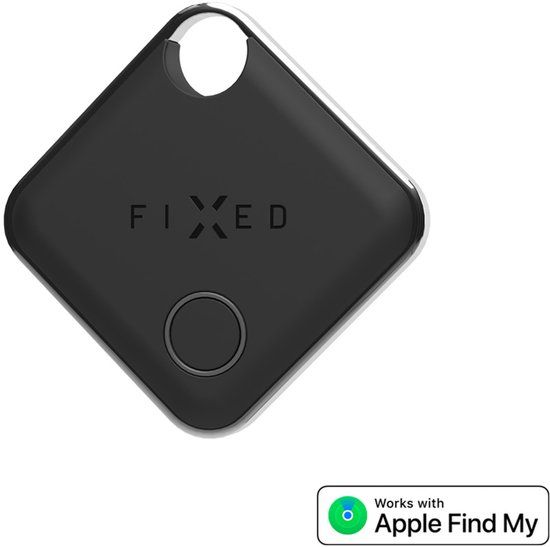 Fixed Tag - Bluetooth Tracker geschikt voor iOS - Zwart