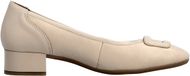 Rieker Leren ballerina met hak Beige 38