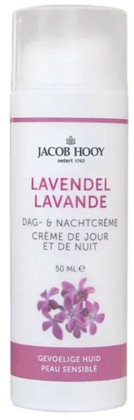 Jacob Hooy Dag- & Nachtcreme Lavendel - 50 ml