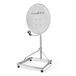 Nedis Balkonstandaard voor Satellietschotel - 1.00 m Mast - 90 cm Schotel - Zilver