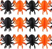 Merkloos / Sans marque Atosa Horror/Halloween Thema Feestslinger - Spinnen - Papier - Multi - 3 Stuks