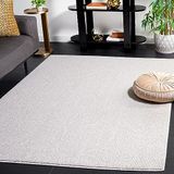 Safavieh Bohemian Indoor Hand Tufted Abstract Collection, ABT340, in Ivory / Charcoal, 60 X 91 cm