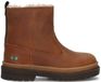 BunniesJR 225702-513 Jongens Biker Boots - Cognac - Nubuck - Ritssluiting