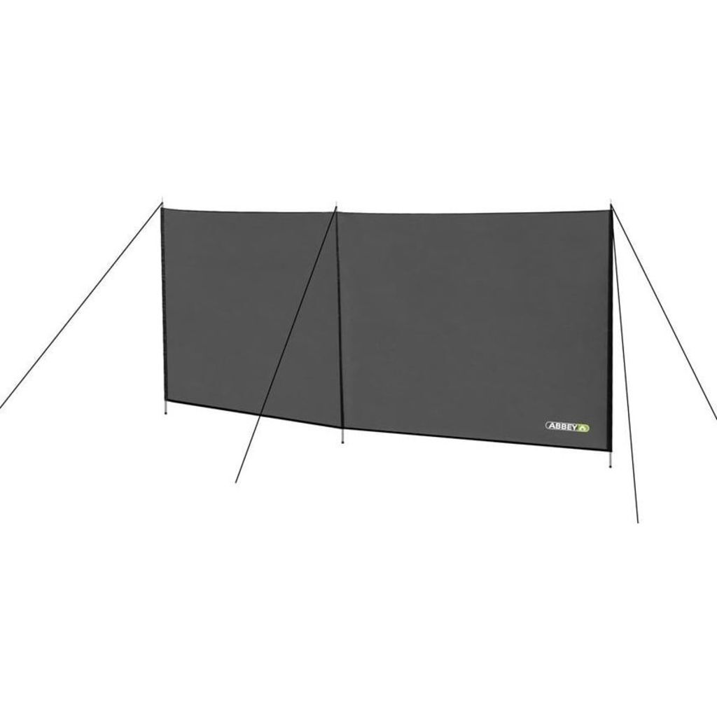 Abbey Camp windscherm 300 cm grijs